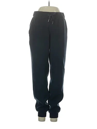 Pre-owned Lululemon Athletica Track Pants In Black