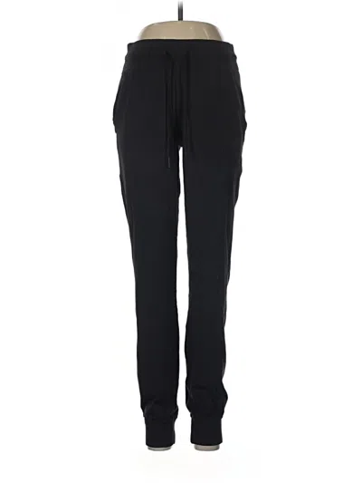 Pre-owned Lululemon Athletica Track Pants In Black