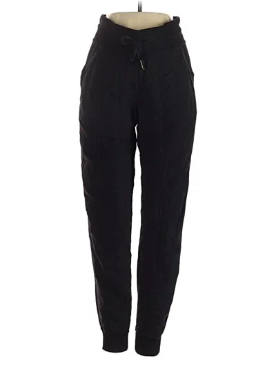 Pre-owned Lululemon Athletica Track Pants In Black