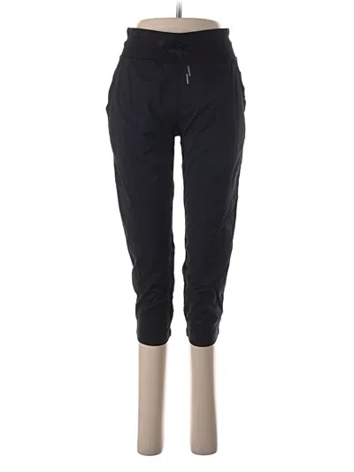 Pre-owned Lululemon Athletica Track Pants In Black