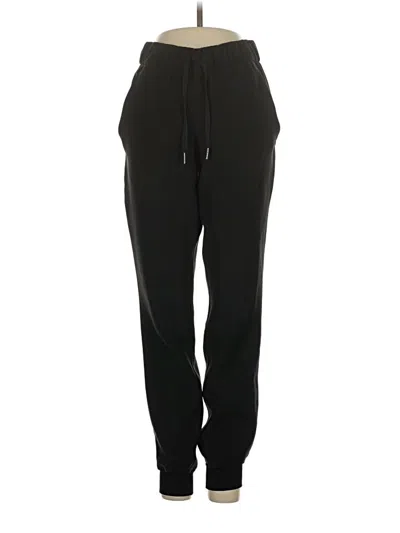 Pre-owned Lululemon Athletica Track Pants In Black