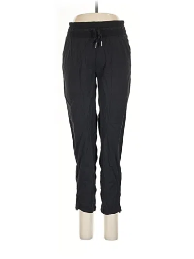 Pre-owned Lululemon Athletica Track Pants In Black