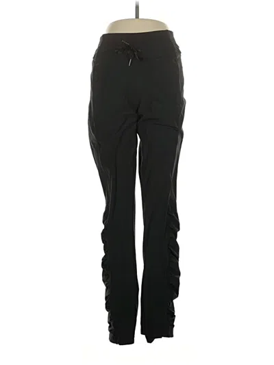 Pre-owned Lululemon Athletica Track Pants In Black