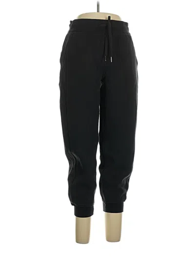 Pre-owned Lululemon Athletica Track Pants In Black