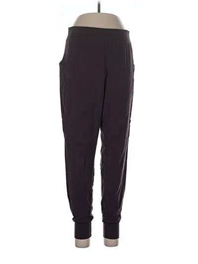 Pre-owned Lululemon Athletica Track Pants In Black