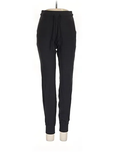 Pre-owned Lululemon Athletica Track Pants In Black