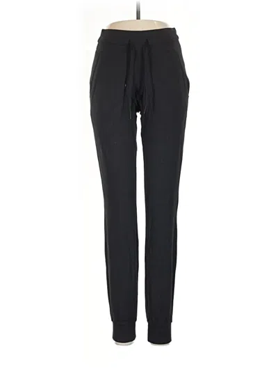Pre-owned Lululemon Athletica Track Pants In Black
