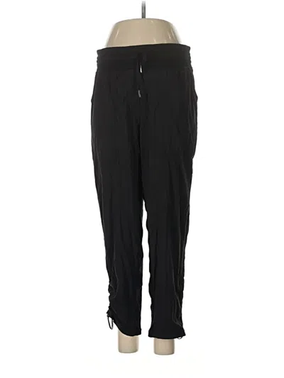 Pre-owned Lululemon Athletica Track Pants In Black