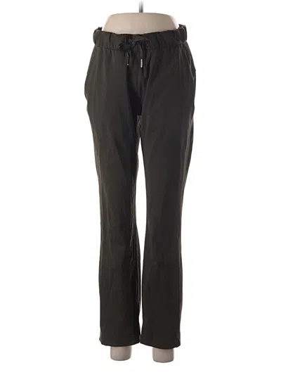 Pre-owned Lululemon Athletica Track Pants In Black