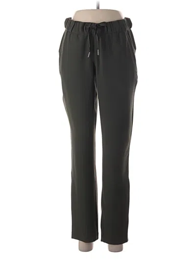 Pre-owned Lululemon Athletica Track Pants In Black