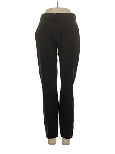 Pre-owned Lululemon Athletica Track Pants In Black