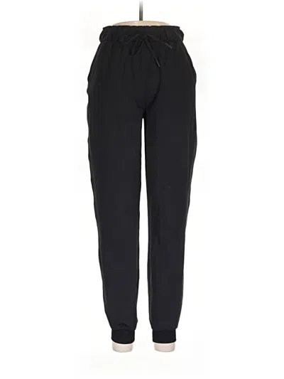 Pre-owned Lululemon Athletica Track Pants In Black