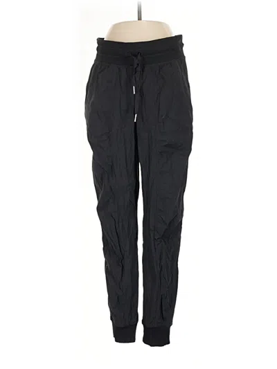 Pre-owned Lululemon Athletica Track Pants In Black