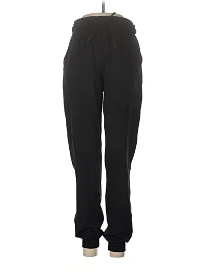 Pre-owned Lululemon Athletica Track Pants In Black