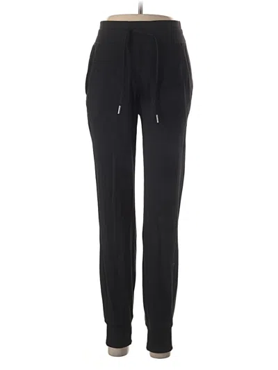 Pre-owned Lululemon Athletica Track Pants In Black