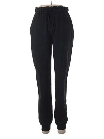 Pre-owned Lululemon Athletica Track Pants In Black
