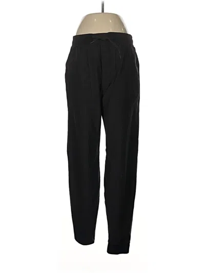 Pre-owned Lululemon Athletica Track Pants In Black
