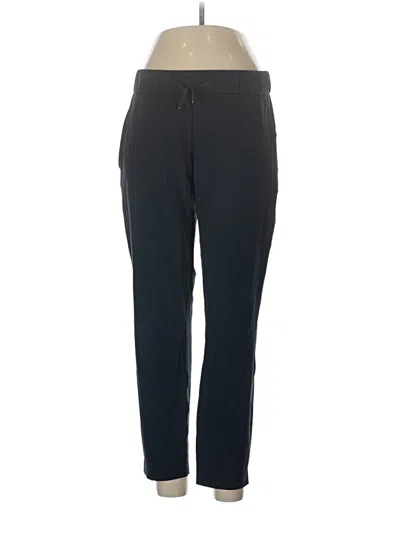 Pre-owned Lululemon Athletica Track Pants In Black