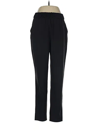 Pre-owned Lululemon Athletica Track Pants In Black