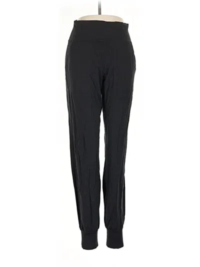 Pre-owned Lululemon Athletica Track Pants In Black