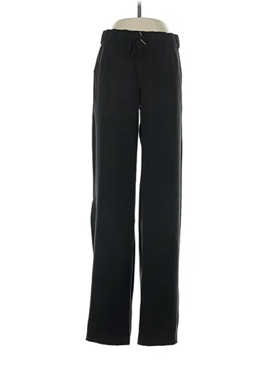 Pre-owned Lululemon Athletica Track Pants In Black