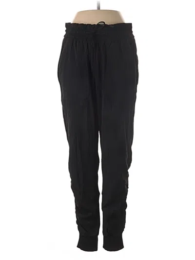 Pre-owned Lululemon Athletica Track Pants In Black