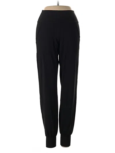 Pre-owned Lululemon Athletica Track Pants In Black