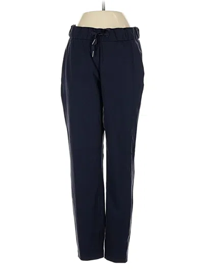 Pre-owned Lululemon Athletica Track Pants In Blue