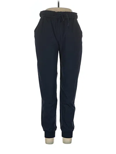 Pre-owned Lululemon Athletica Track Pants In Blue
