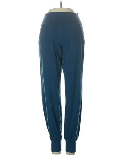 Pre-owned Lululemon Athletica Track Pants In Blue