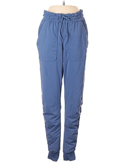Pre-owned Lululemon Athletica Track Pants In Blue