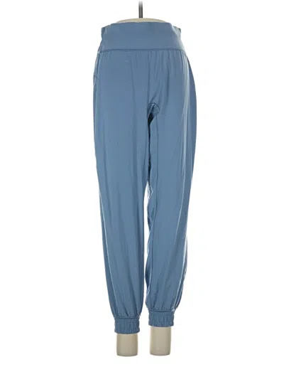 Pre-owned Lululemon Athletica Track Pants In Blue