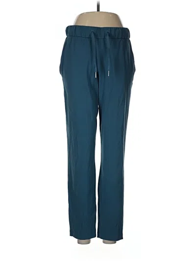 Pre-owned Lululemon Athletica Track Pants In Blue