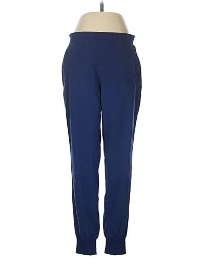 Pre-owned Lululemon Athletica Track Pants In Blue