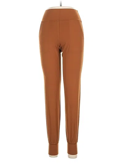 Pre-owned Lululemon Athletica Track Pants In Brown