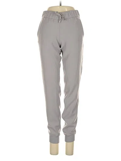 Pre-owned Lululemon Athletica Track Pants In Gray