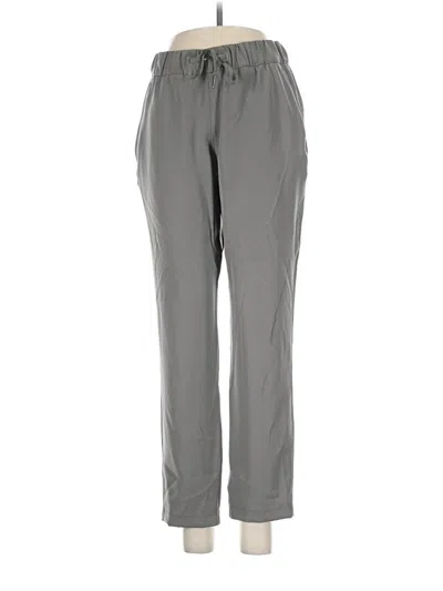 Pre-owned Lululemon Athletica Track Pants In Gray