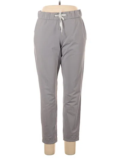 Pre-owned Lululemon Athletica Track Pants In Gray