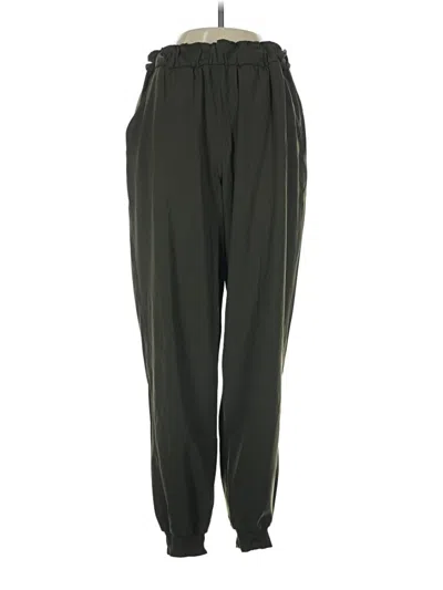 Pre-owned Lululemon Athletica Track Pants In Green
