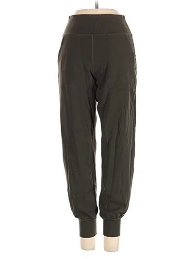 Pre-owned Lululemon Athletica Track Pants In Green