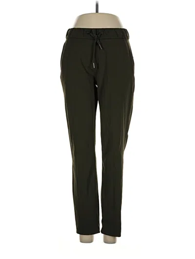 Pre-owned Lululemon Athletica Track Pants In Green