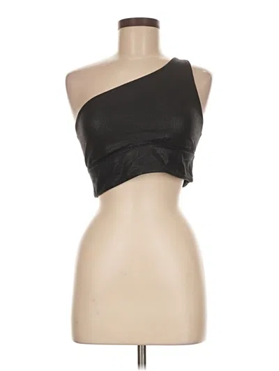 Pre-owned Lululemon Athletica Tube Top Black One Shoulder Neckline Tops