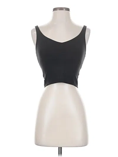 Pre-owned Lululemon Athletica Tube Top Black Strapless Neckline Tops