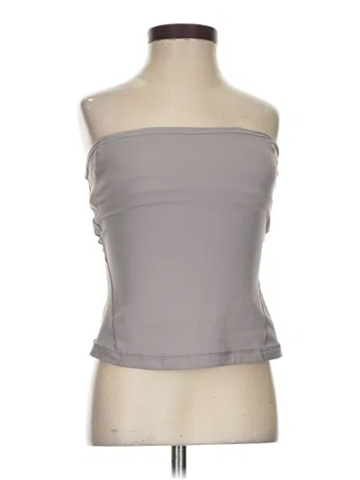 Lululemon Athletica Tube Top Gray Strapless Neckline Tops