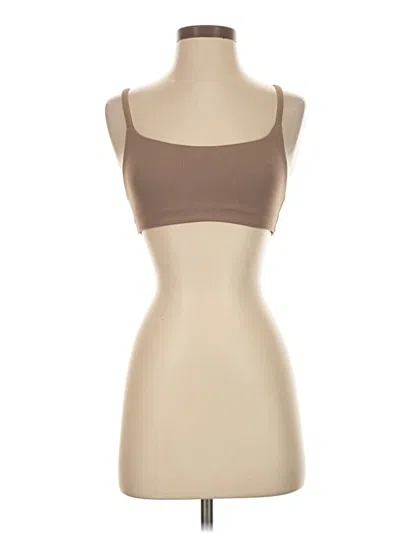 Pre-owned Lululemon Athletica Tube Top Tan Strapless Neckline Tops