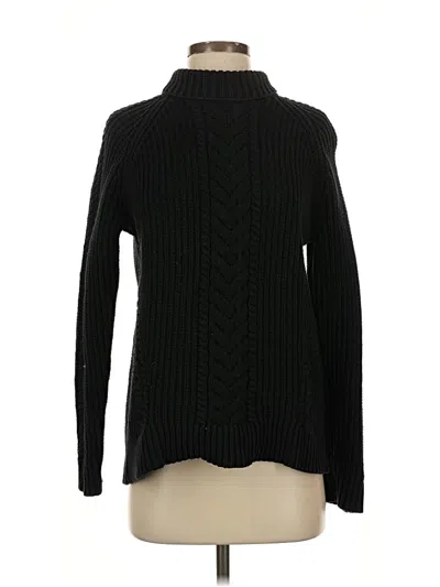 Pre-owned Lululemon Athletica Turtleneck Sweater In Black