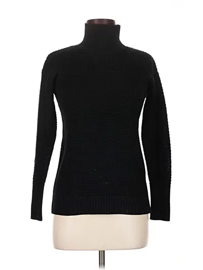 Pre-owned Lululemon Athletica Turtleneck Sweater In Black