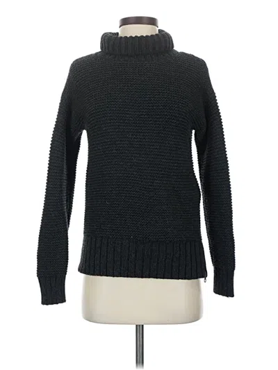 Pre-owned Lululemon Athletica Turtleneck Sweater In Black