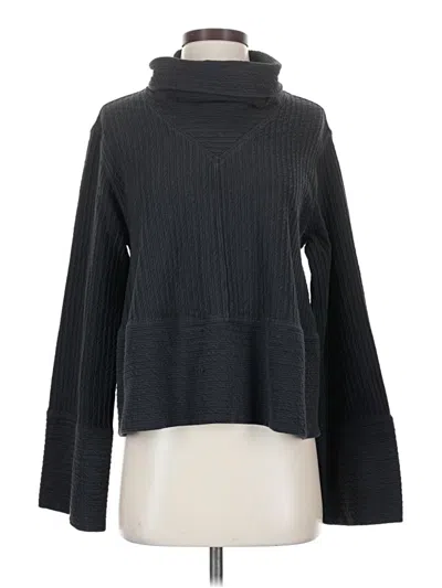 Pre-owned Lululemon Athletica Turtleneck Sweater In Black