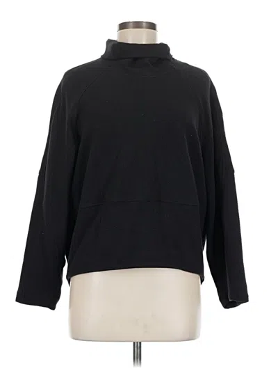 Pre-owned Lululemon Athletica Turtleneck Sweater In Black